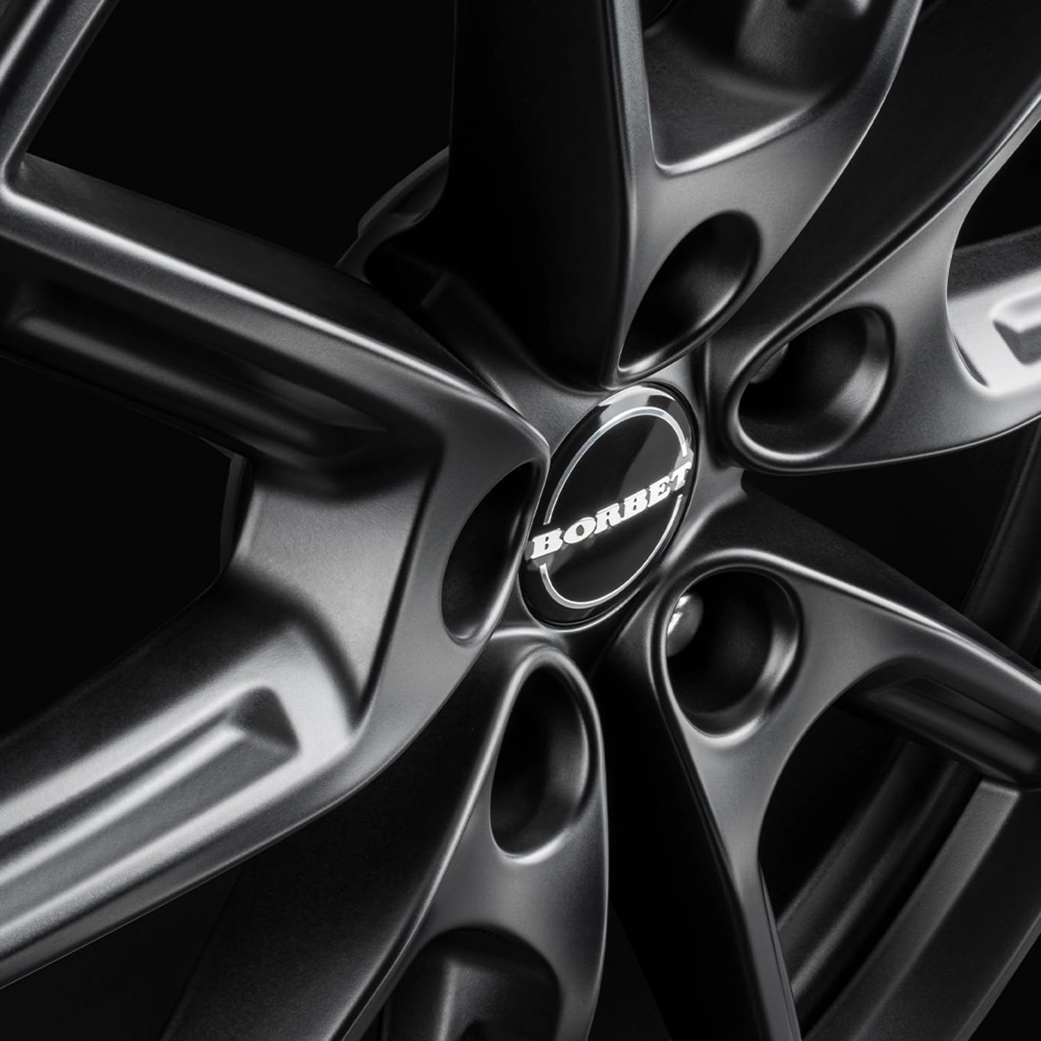 4x Borbet Felgen LX19 8.0x19 ET45 5x108 black matt kompatibel mit Opel Astra Grandland