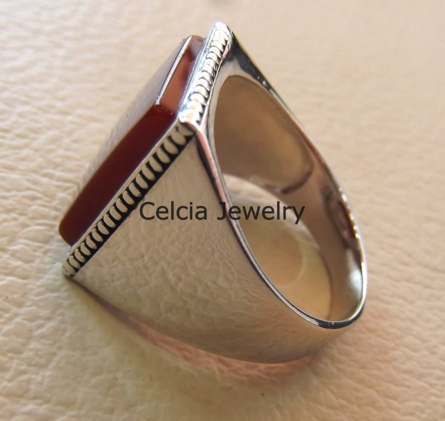 Rechteckiger flacher Ring aus natürlichem Edelstein, atemberaubender Ring, Statement-Ring, ultimativer Ring, exklusiver Ring, perfekter Ring, entzückender Ring, Vatertagsgeschenke