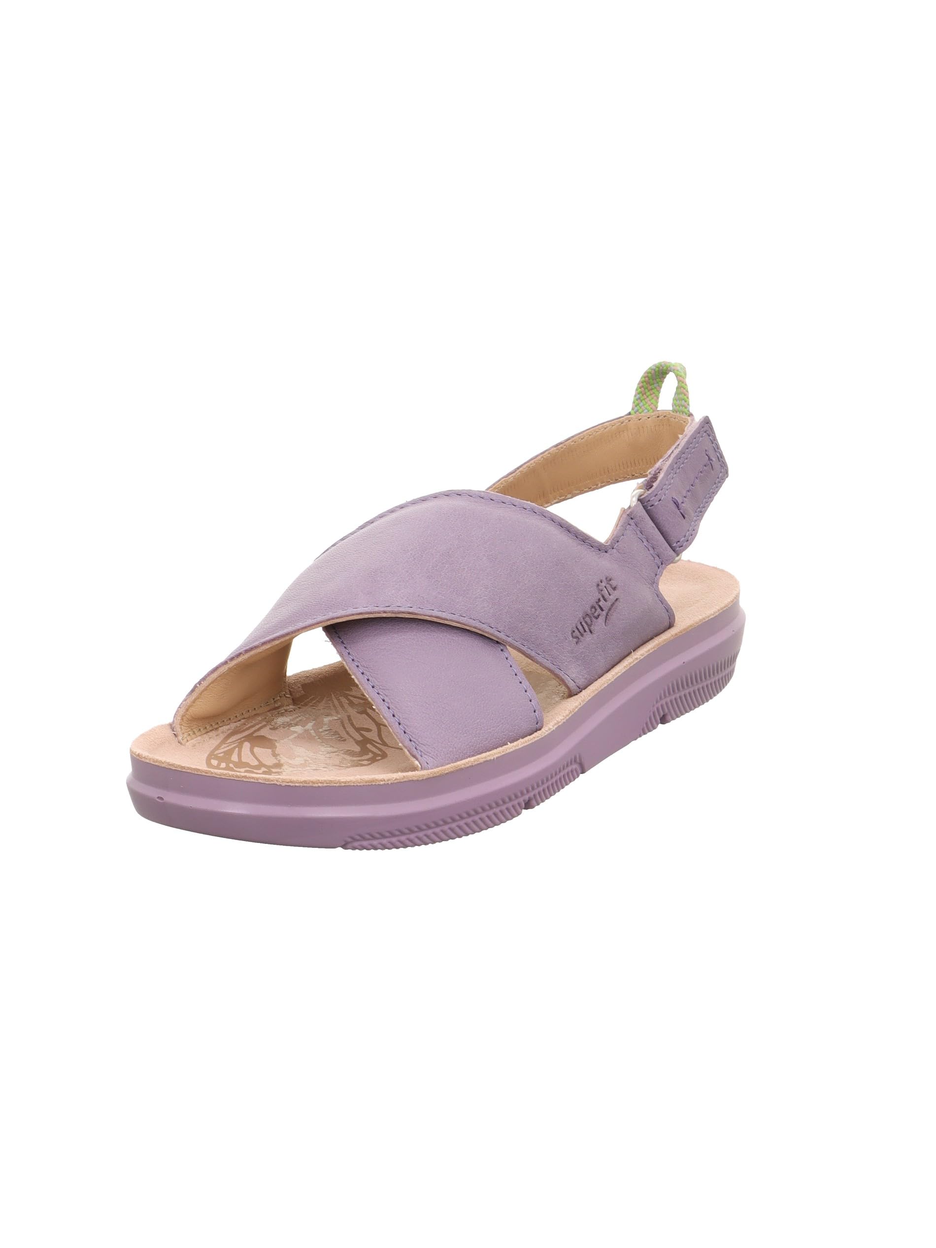 Superfit Girls' Paloma Sandals, Purple 8500, 13 UK Child