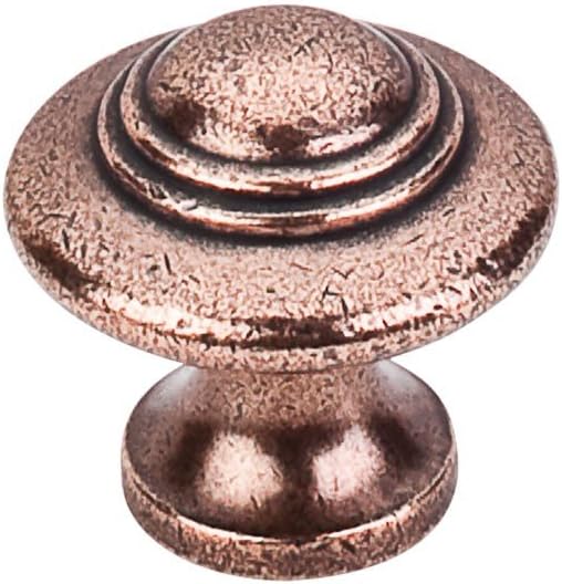 Top Knobs M15 Britannia Collection 1-1/4 Ascot Knob, Old English Copper