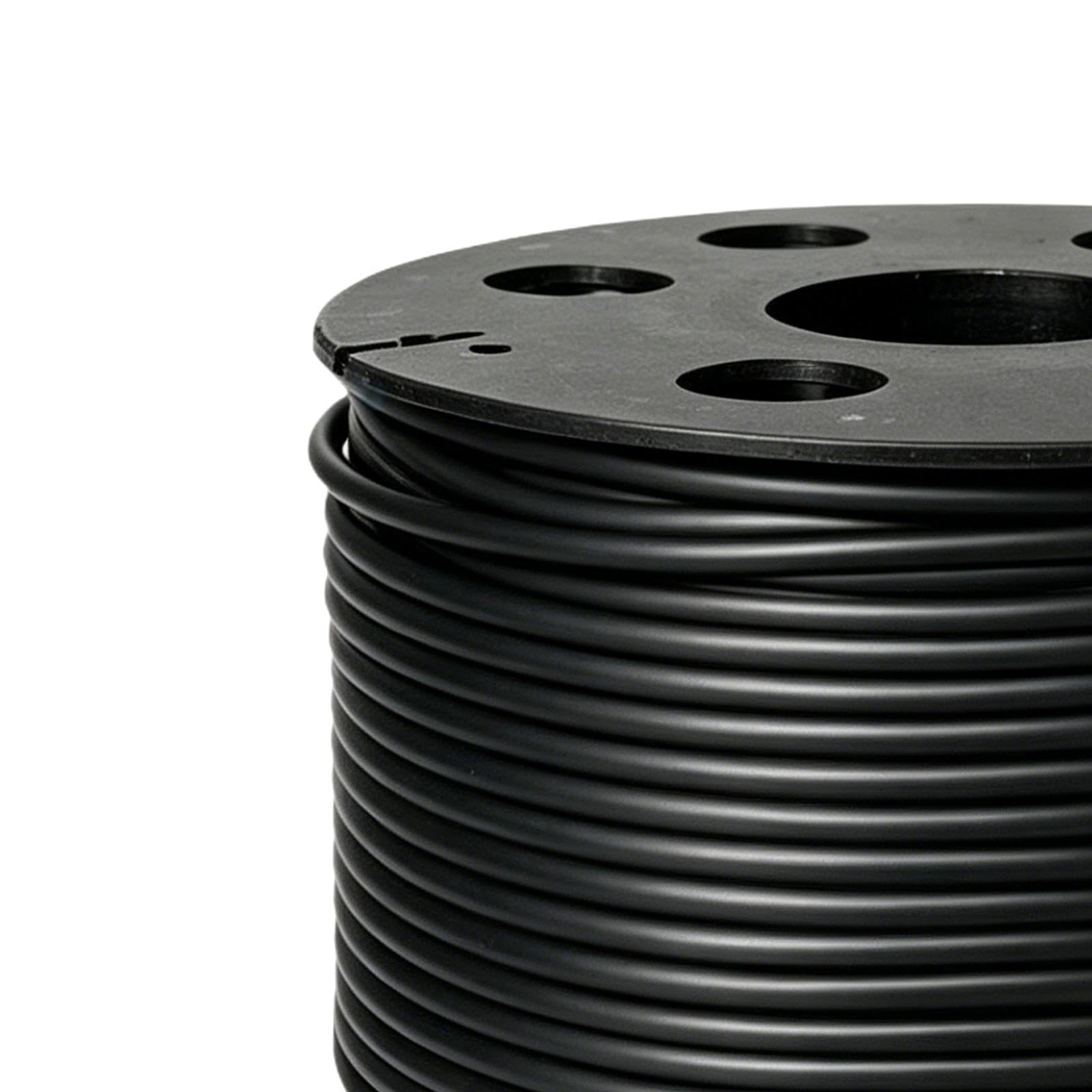 perfk Bacchette di Saldatura Rotonde in PVC, Adesivo per Pavimenti, 10 M, Bacchette di Saldatura Multifunzionali per Pavimenti in Vinile E, Nero