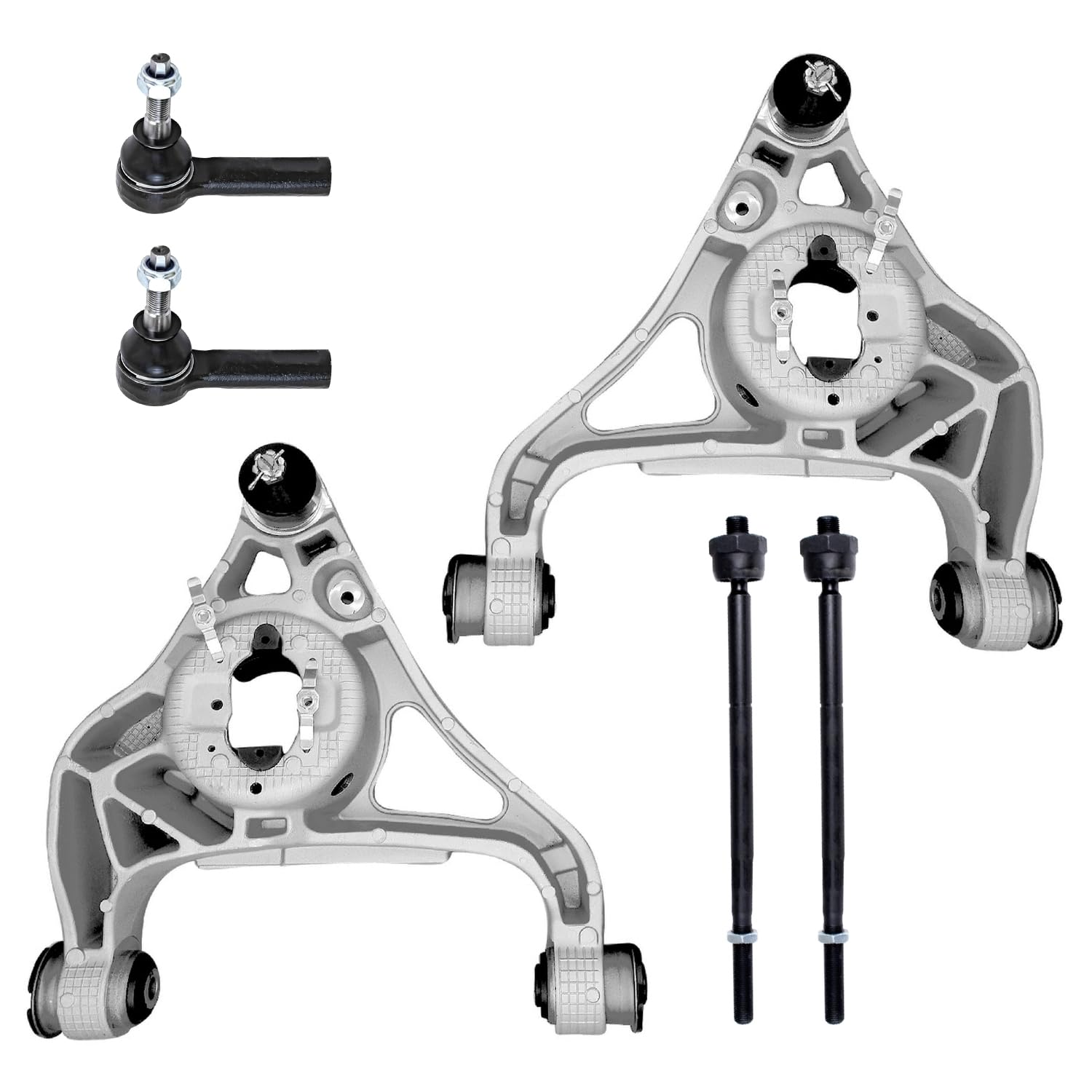 Detroit Axle - RWD 6pc Front End Kit for 2013-2018 Ram 1500 with Front