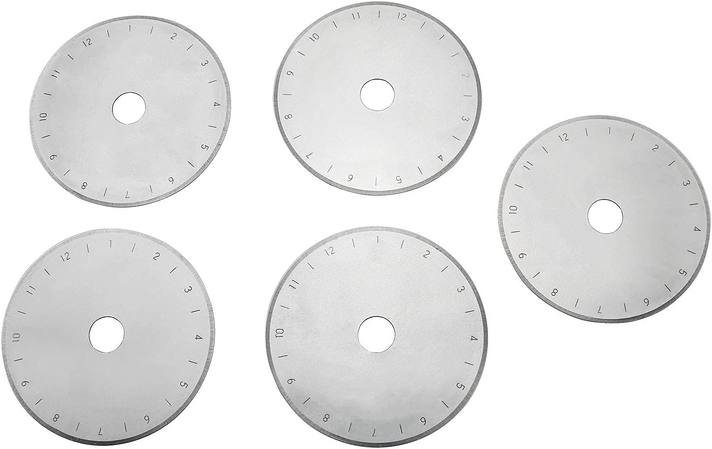 Rotary Blade 5PCS 60mm Rotary Cutter Blade Fabric Leather Sewing Quilting Cutting Tool