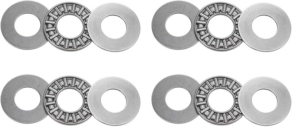 Amazon.co.jp: uxcell AXK1226スラスト針状ころ軸受 ワッシャー付き