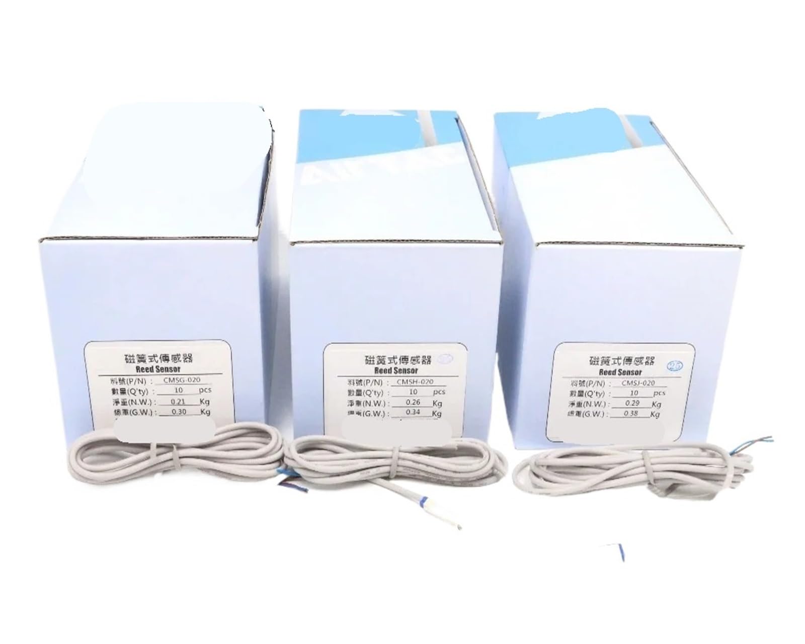 JHPWKRMU 2PCS CMSE/CMSH/CMSG/CMSJ-020 DMSG-020 Magnetic Switch Sensor 2-Wire(CMSJ-020 2meters Cable)