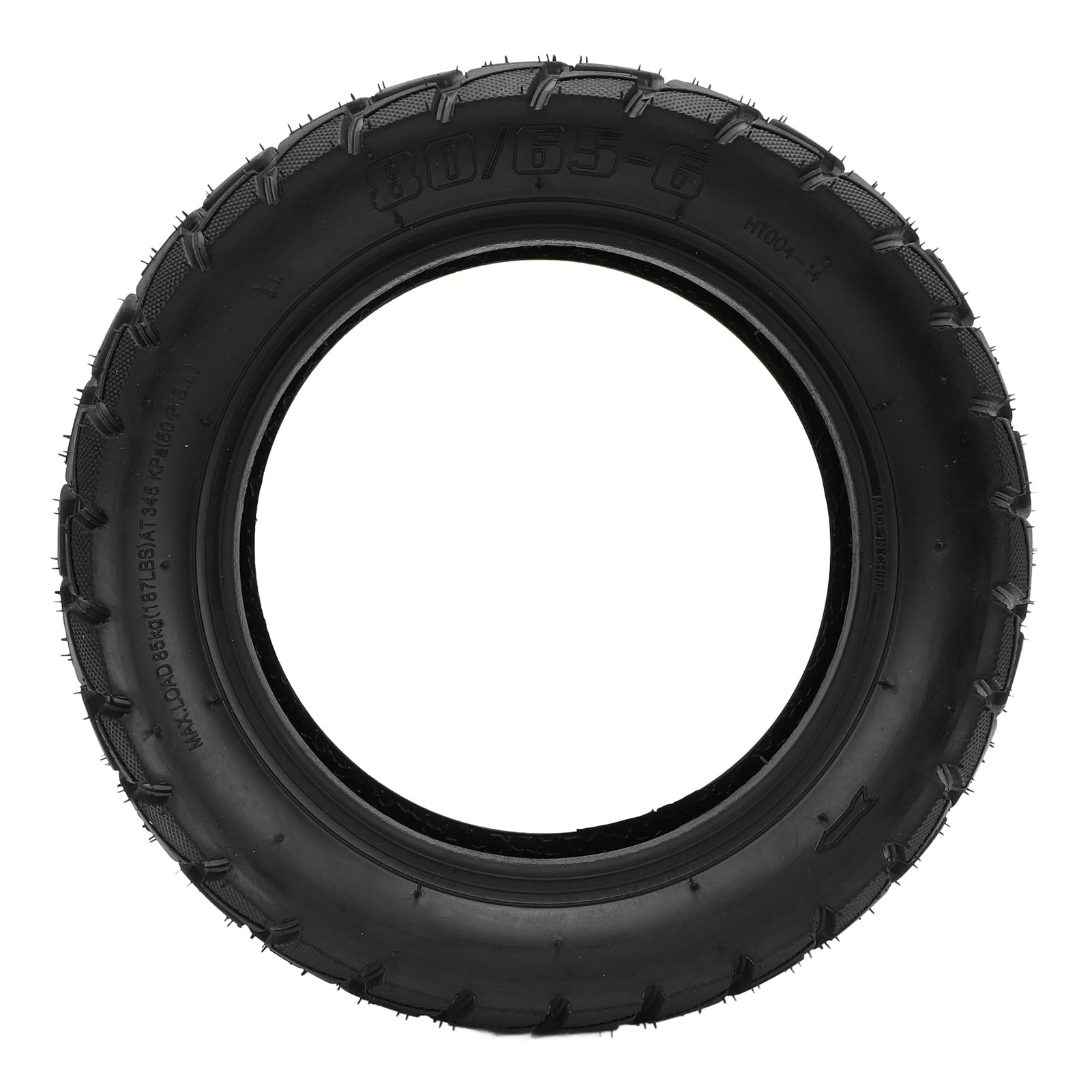Pneumatici esterni 80/65-6 per scooter elettrici, gomma ispessita, antiscivolo, ammortizzanti, per scooter, fuoristrada vuoto per la sostituzione
