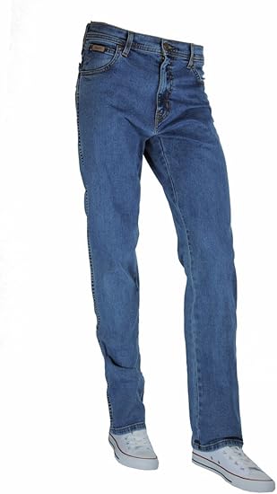Wrangler Pantalones Vaqueros De Corte Regular Para Hombre Texas Stretch