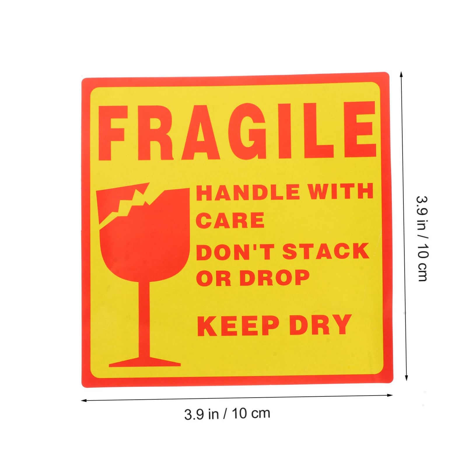 Gogogmee Fragile Shiing Labels 500 Pieces Moving Wrapping Decals Easy to Stick Shipping Stickers