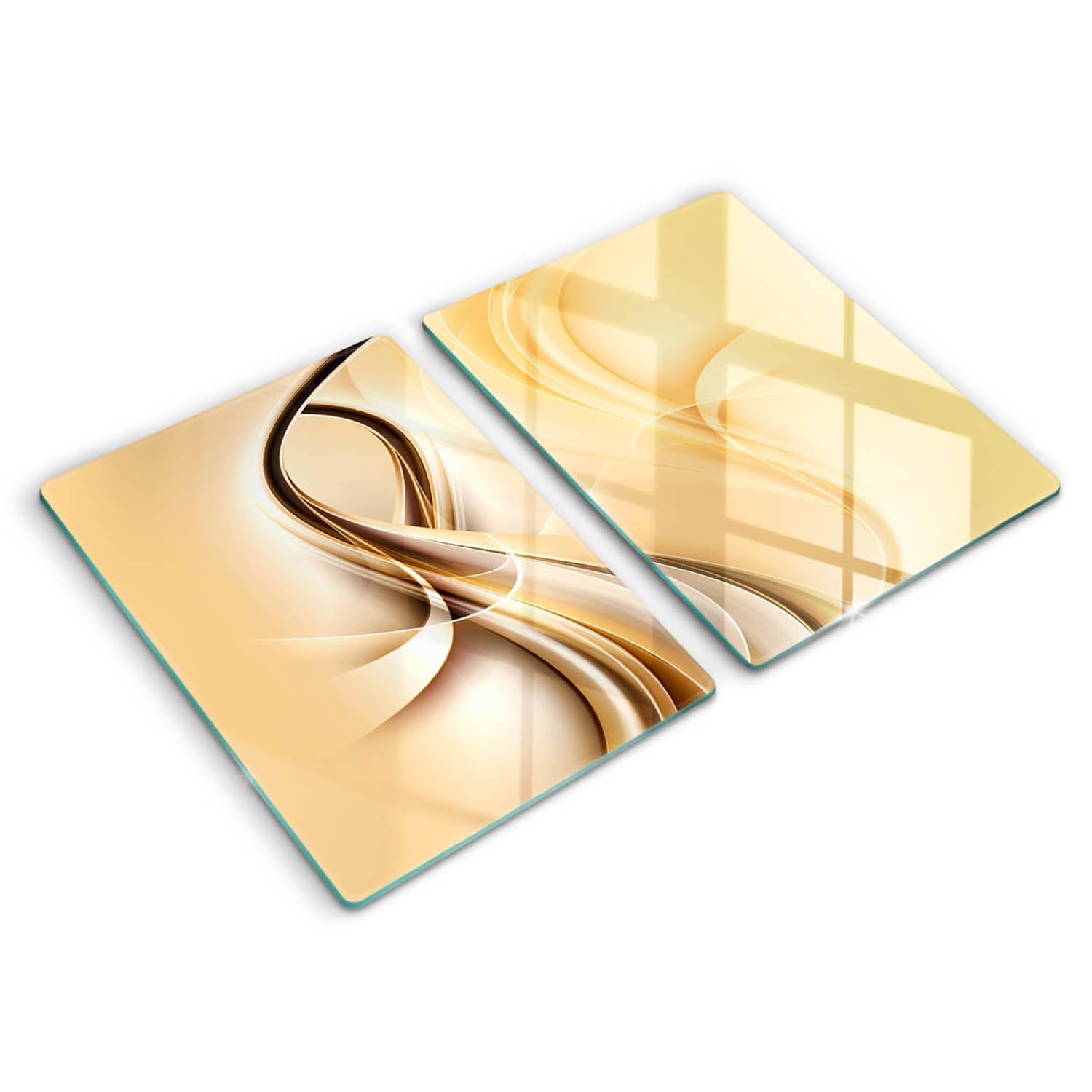 Plaque induction protection 2x40x52cm Wallfluent couvre-plaques pour plaque de cuisson cuisine