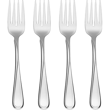 Oneida Flight Everyday Flatware Salad Forks Only - Exemplary Salad Enhancement