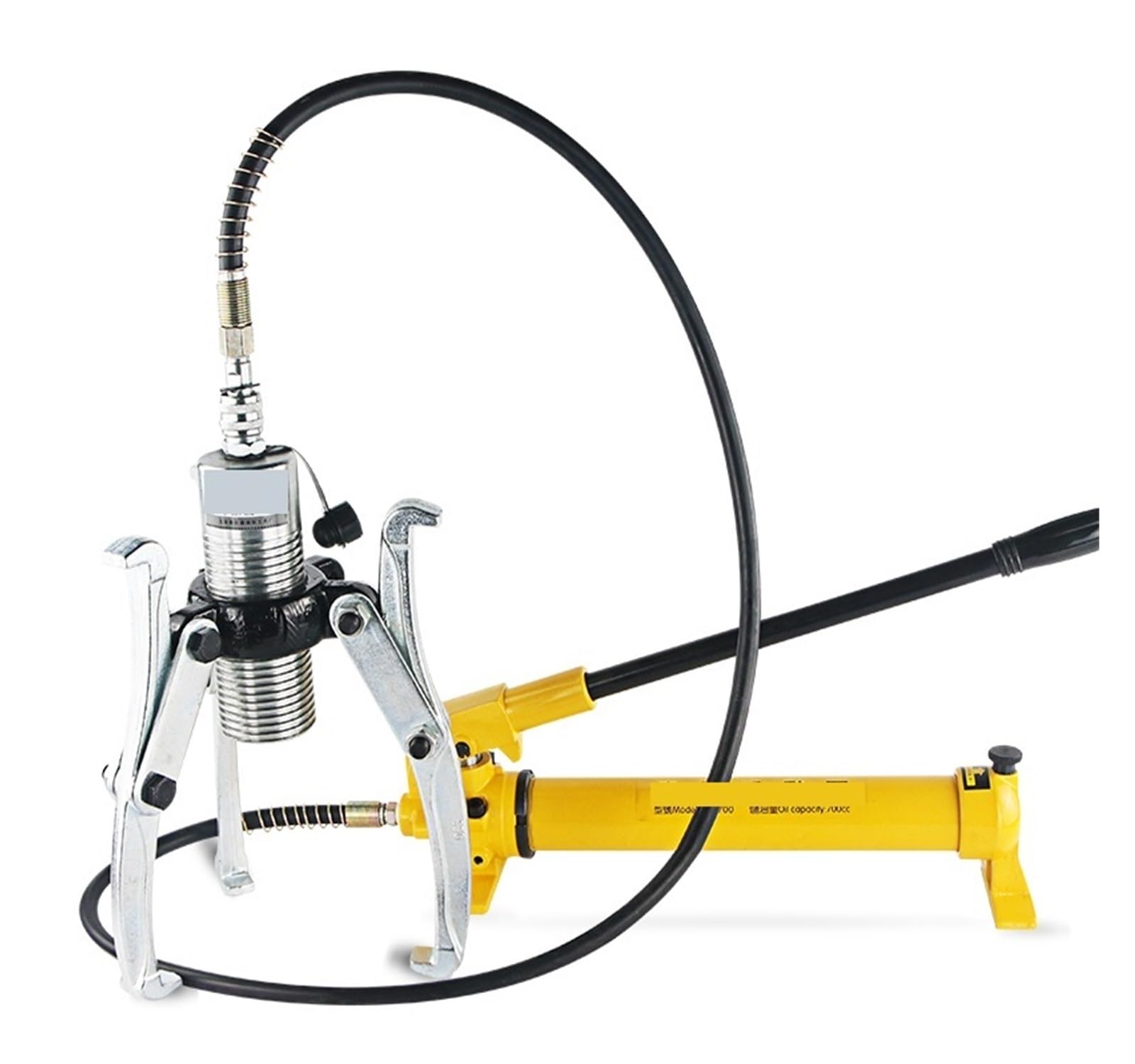 5T with Manual Pump Split Type Hydraulic Puller with 2-3 Claws Bearing Screw Extractor Gear Bearing Rama Wheel Tire Repair Tools for DIY Enthusiasts