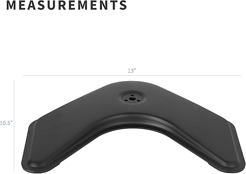 Miniatura 2 de VIVO Base independiente resistente para soporte de escritorio de monitor, plataforma de 13 x 11 pulgadas, base de repuesto acolchada antideslizante