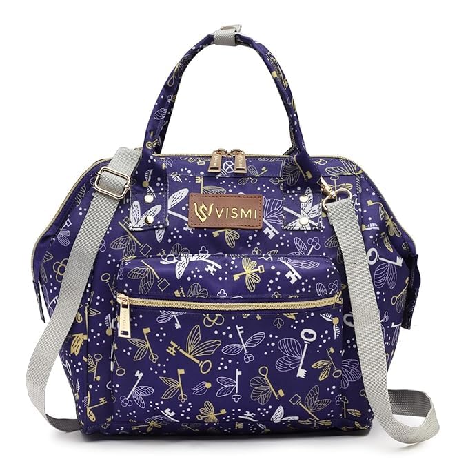 Image of VISMIINTREND Diaper Bag Combo for Mother for Travel | Includes Mini, Large Diaper Backpack |Baby Diaper Bag | Maternity Bag for Hospital | Nappy Bags for Mom | Gift for New Mom |Baby Shower Gift