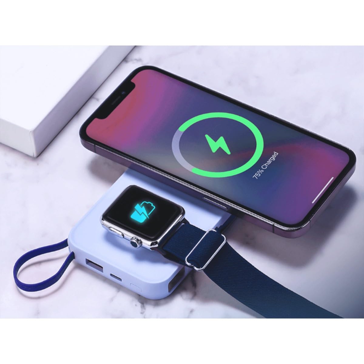 3MK Powerbank PastelUp 10000mAh Magsafe Azul