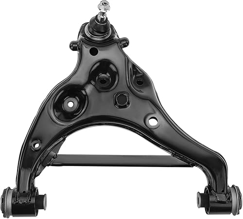 Miniatura 1646 de Detroit Axle - Kit de brazos de control de extremo delantero RWD para Dodge Ram 03-06 2500 3500, 2 brazos de control superior con rótula 2 varillas