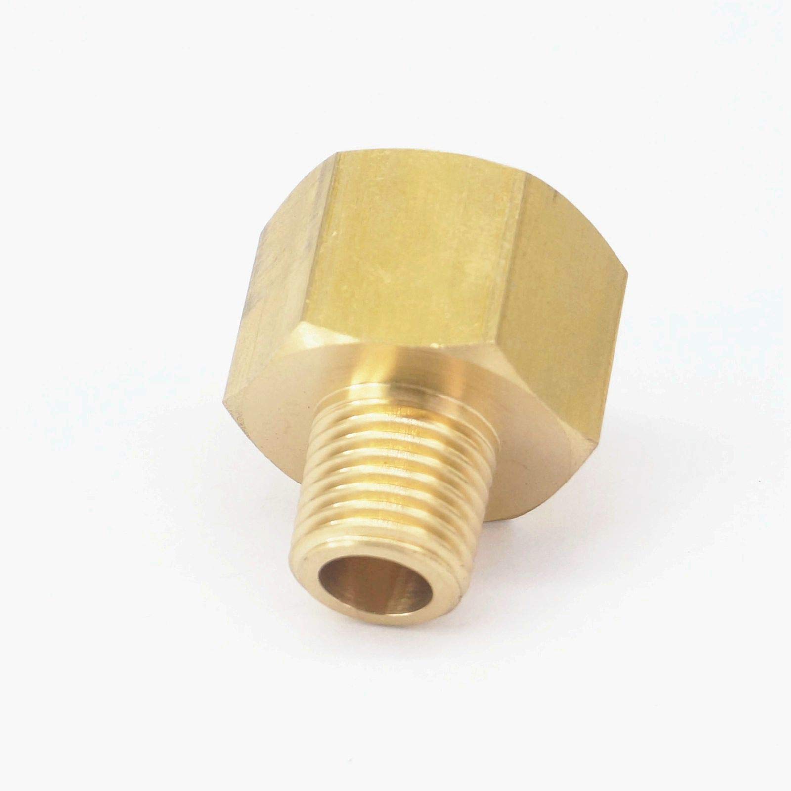 Value Brand, 6AYU8, Female Tee, Brass, Brass, 3/8 in, PK10