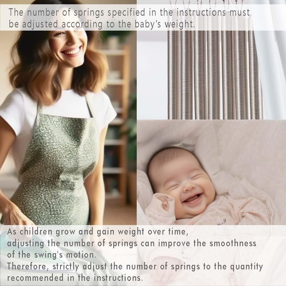 Baby Swings for Infants Electric Baby Swing Automatic Swings that goes up and Down (Light Blue)