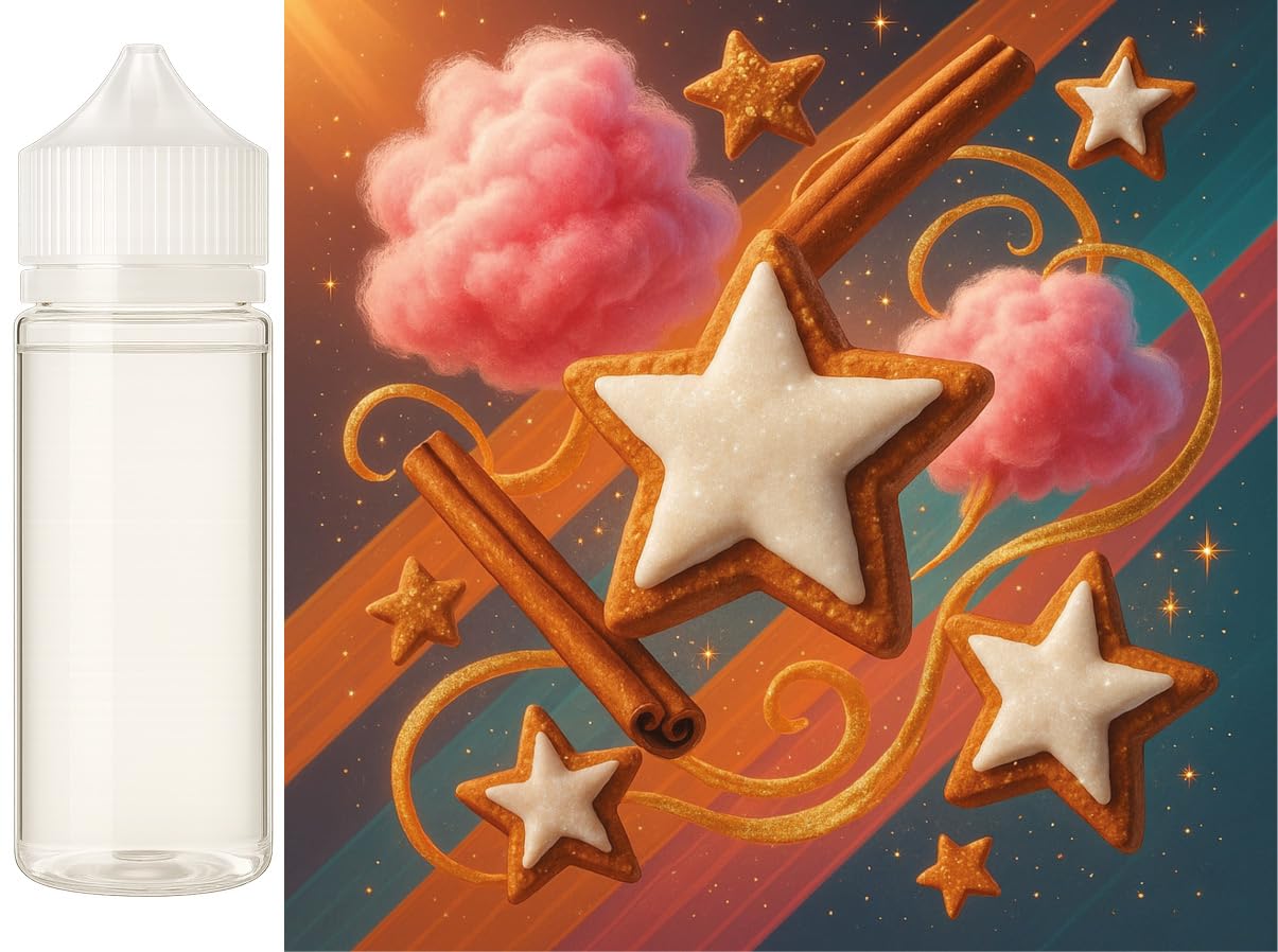 SweetStar – wata cukrowa gwiazdka cynamonowa aromat koncentrat – Wegański – Sasami – 100ml