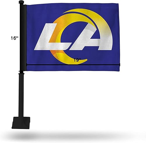 Miniatura 234 de Rico Industries NFL - Bandera de doble cara para automóvil, accesorio para auto B07NHSRDX2