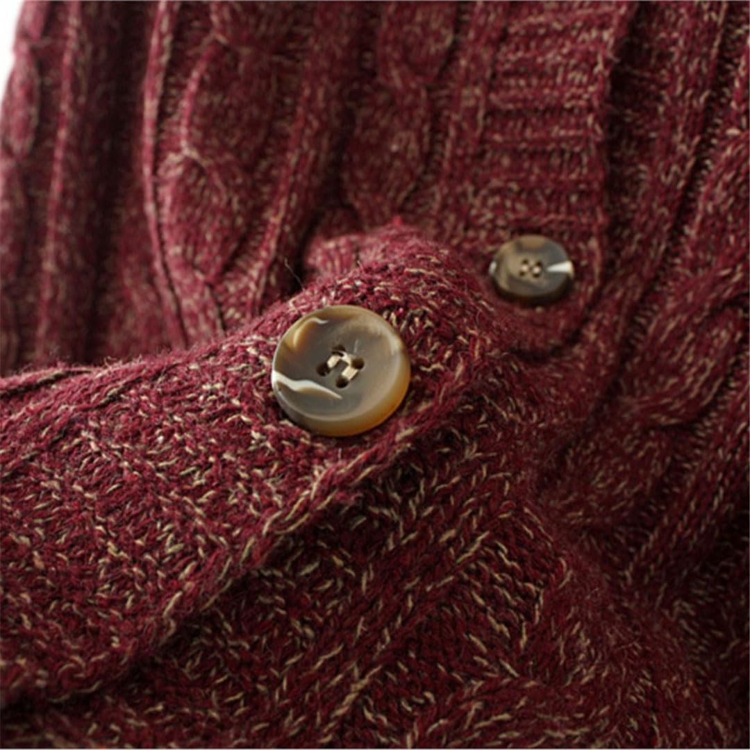 Alloaone Maglione da Donna Casual Taglie Forti, Gilet, Cardigan Lavorato A Maglia, Scollo A V, Senza Maniche, con Tasca
