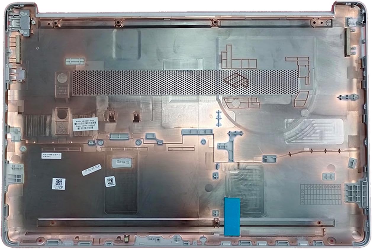 Replacement for HP 15-DW 15s-du 15s-dy Laptop Lower Base Bottom Case Cover Assembly Part L52007-001 Silver