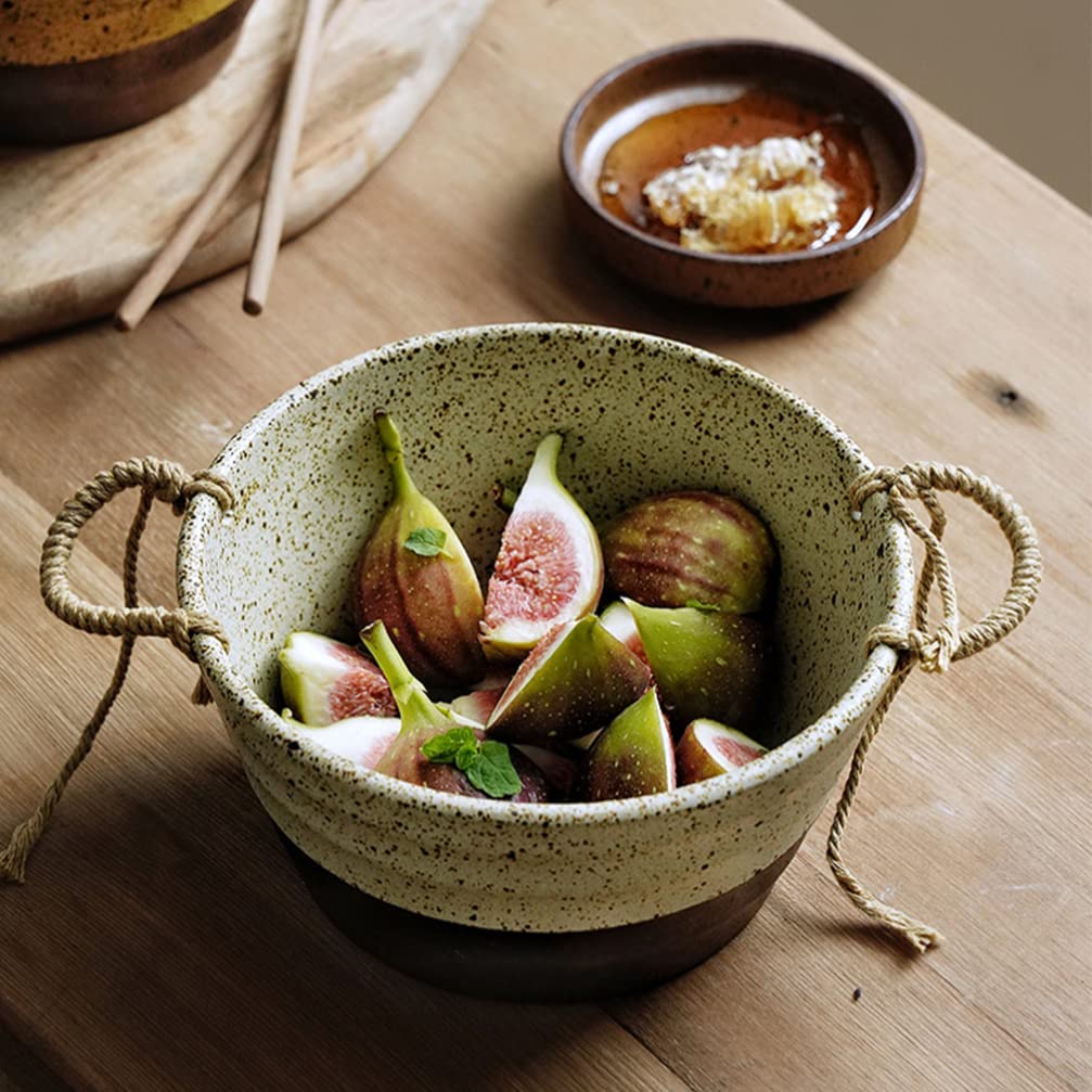 Zerodeko Bol Japonais Bol à Soupe Pratique Réutilisable pour Dîner Salades Facile à Nettoyer