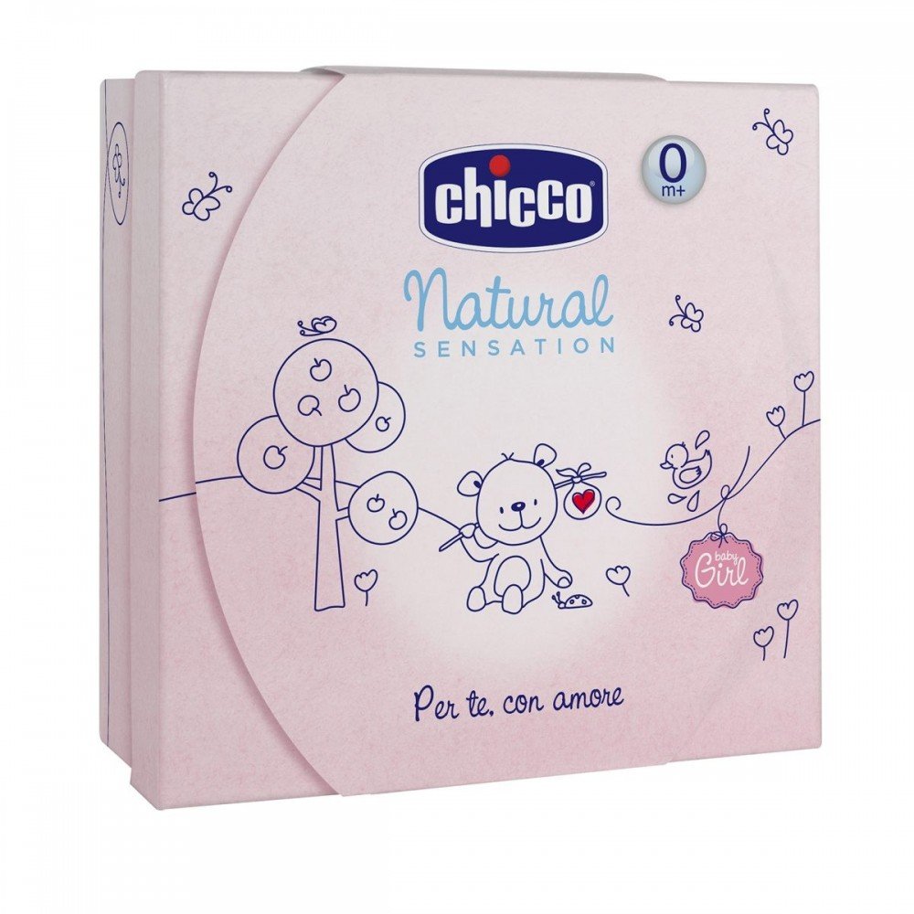 Chicco Öl Bad Und Creme Körper Natural Sensation, Pink – 400 Ml