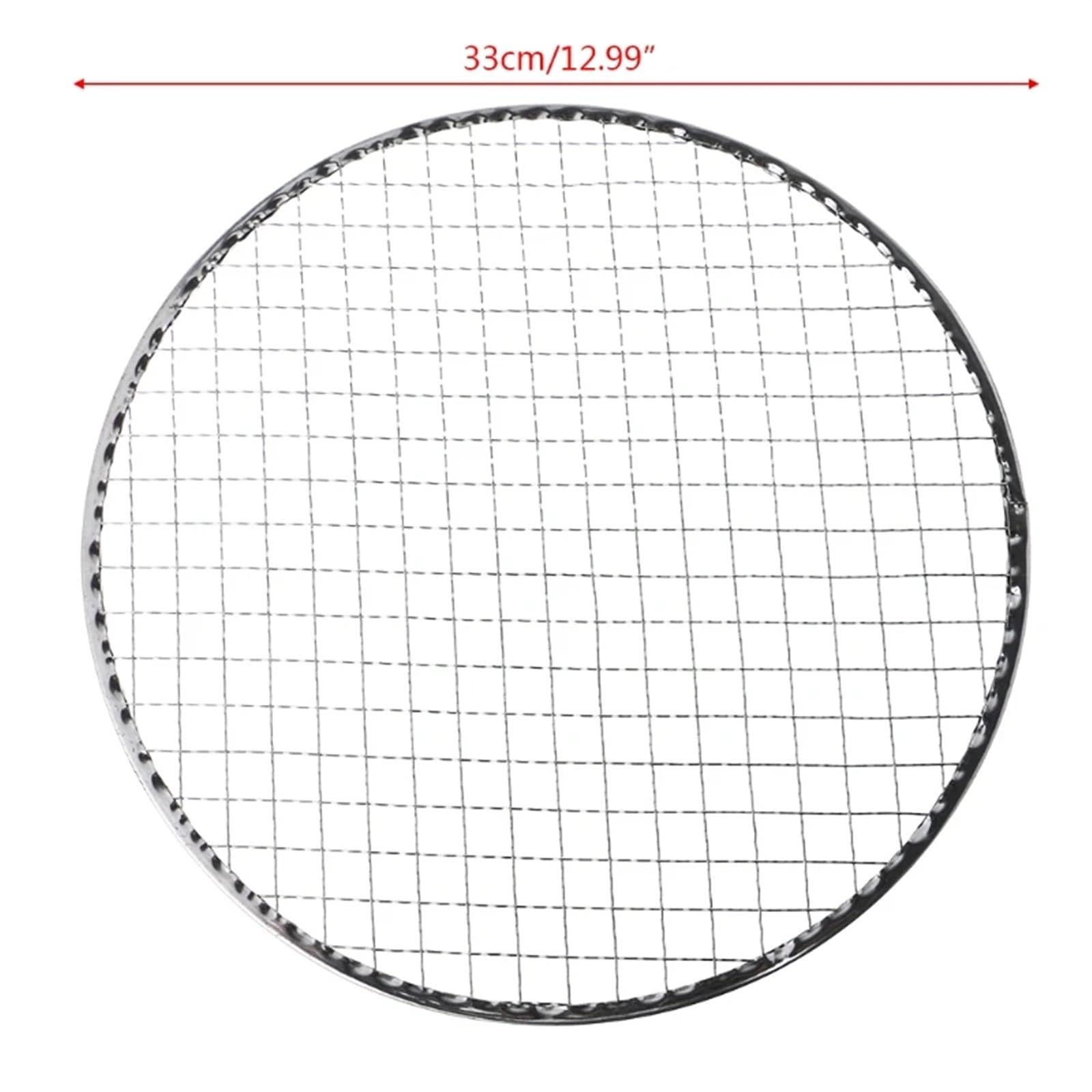 Griglia di ricambio per barbecue da 30 cm, per cucinare all'aperto, perfetta per verdure, carne, pesce e frutti di mare, ideale per campeggio, grigliate e affumicatori