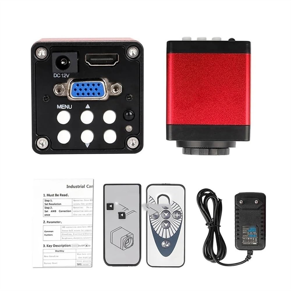 Microscope Cantilever Microscope for Electronics 13MP Microscope Camera 150X 130X C-Mount Lens(Only Camera)