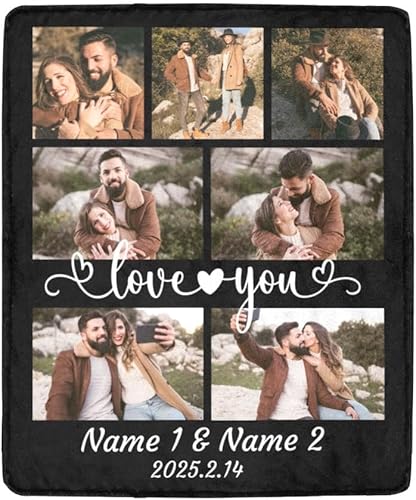 Miniatura 10 de HUGLAZY Manta para el día de San Valentín manta de forro polar Sherpa de felpa con corazón rojo para niñas sofá cama manta de gnomo manta de