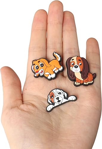 Miniatura 2 de Dijes de decoración de zapatos de perro, 25 piezas de lindos dijes de perros para zapatos, cachorros, zapatos de mascotas para adultos, amantes de