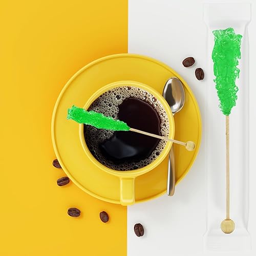 Miniatura 5 de Paletas Rock Candy Lollipops Pops Candy Suckers, surtido de colores y sabores, 6.5 pulgadas