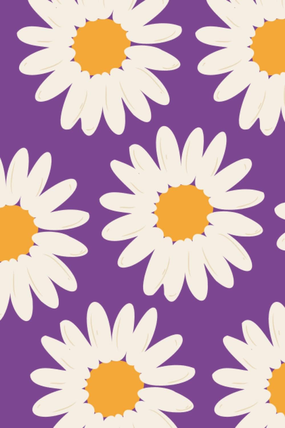 DAISY DAISY flower purple note book journal for all your writing requirements!: 6 x 9 inches 120 pages that are lined for writing