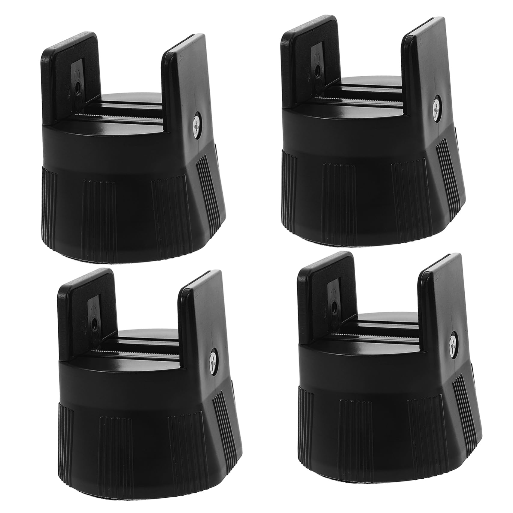 Balacoo Adjustable Bed Risers for Furniture Non-Slip Plastic Feet Pads Heavy Duty Levelers