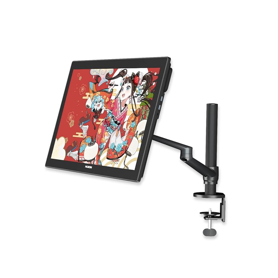 HUION Kamvas22 Plus 液タブ 液晶ペンタブレット スタンド付属 HUION KAMVAS 22 Plus+keydial mini 液晶タブレット レビュー