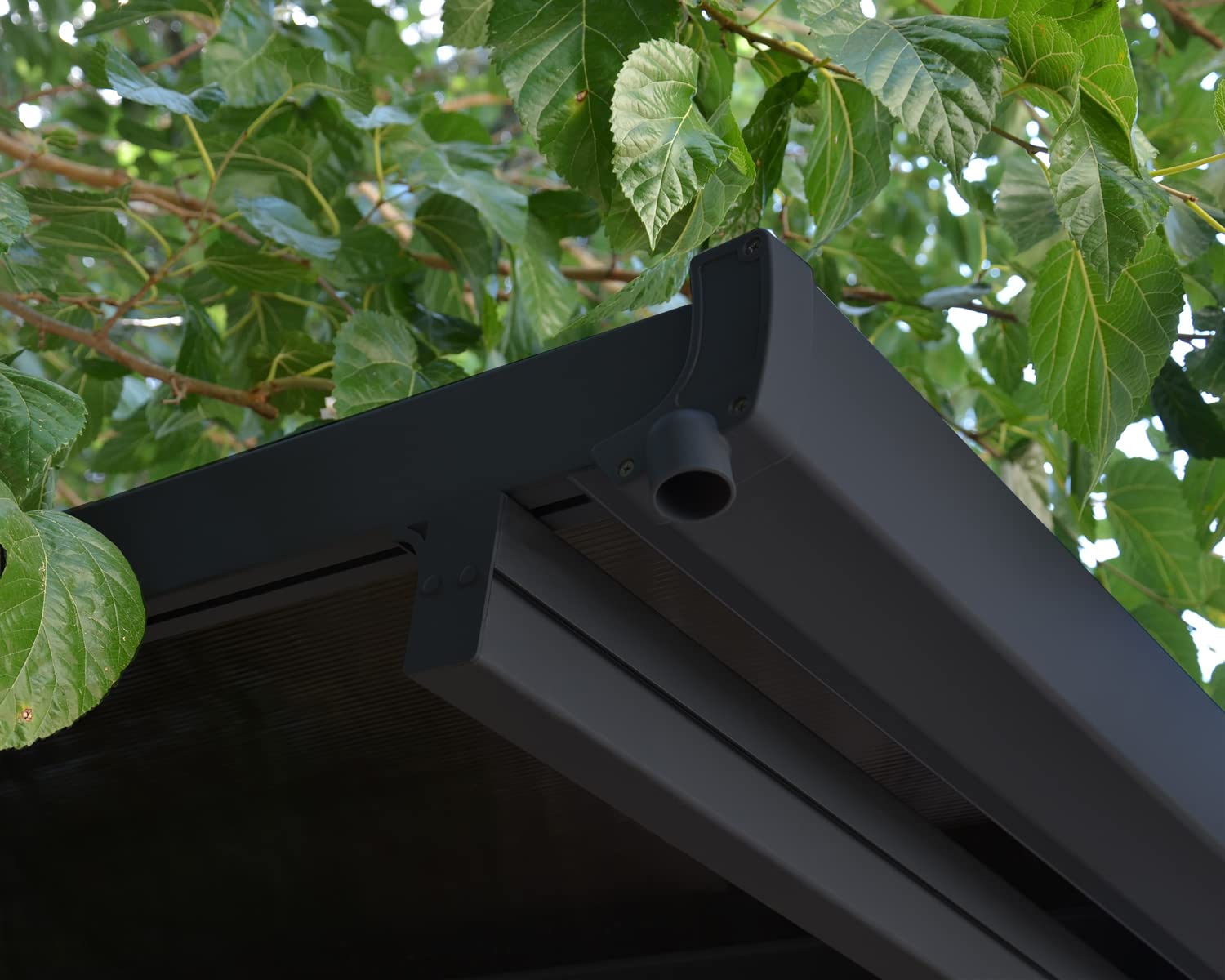 Canopia Carport Modena 5000 ca. 504 x 300 cm Aluminium schwarz