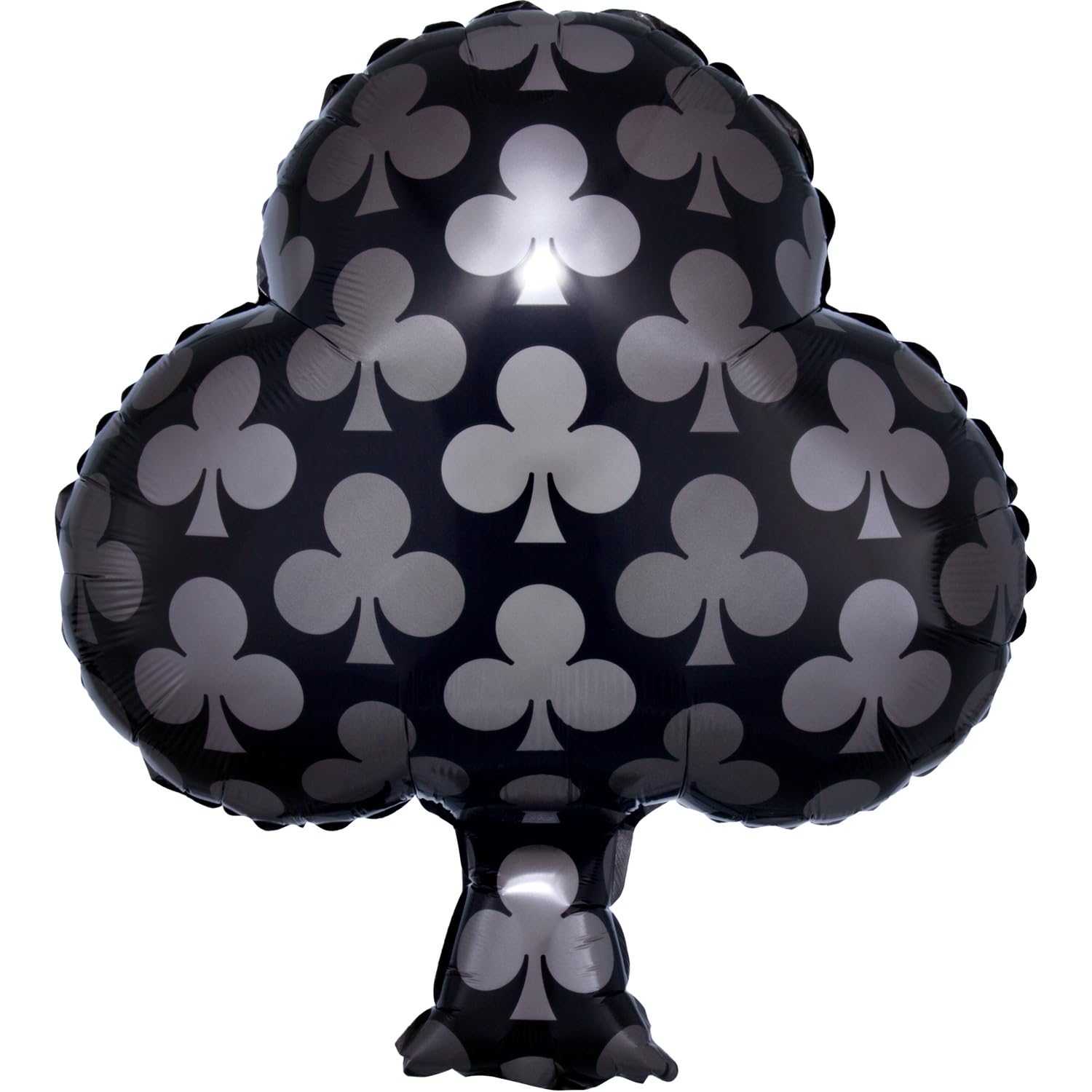 Black Club Casino Foil Balloon, 50cm (2 pack)