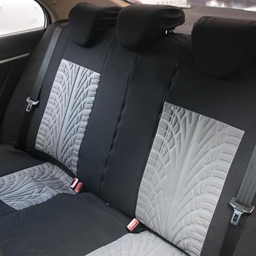 Miniatura 6 de Blilo 2 fundas de asiento de automóvil para asientos delanteros, transpirables, impermeables, de poliéster, divididas, protectores de asiento de