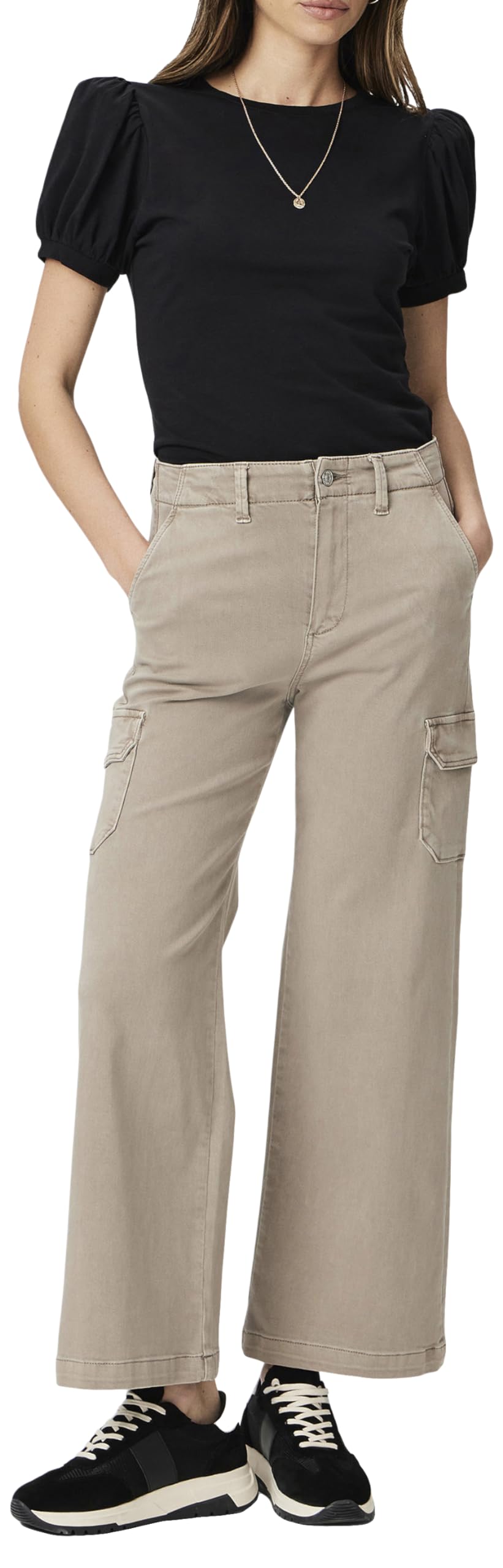PAIGE Women's Carly Jeans with Cargo Pockets
