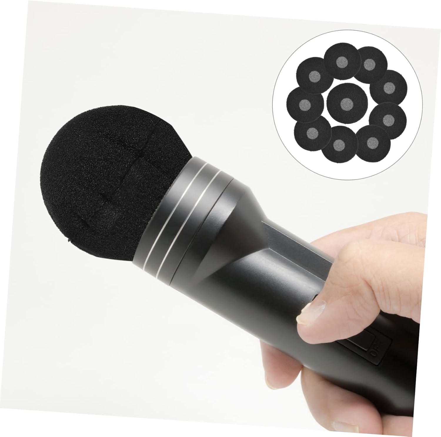 Protect Your Microphone 400 Pcs Disposable Sponge Covers Easy to Fit for Stage Interviews Conferences