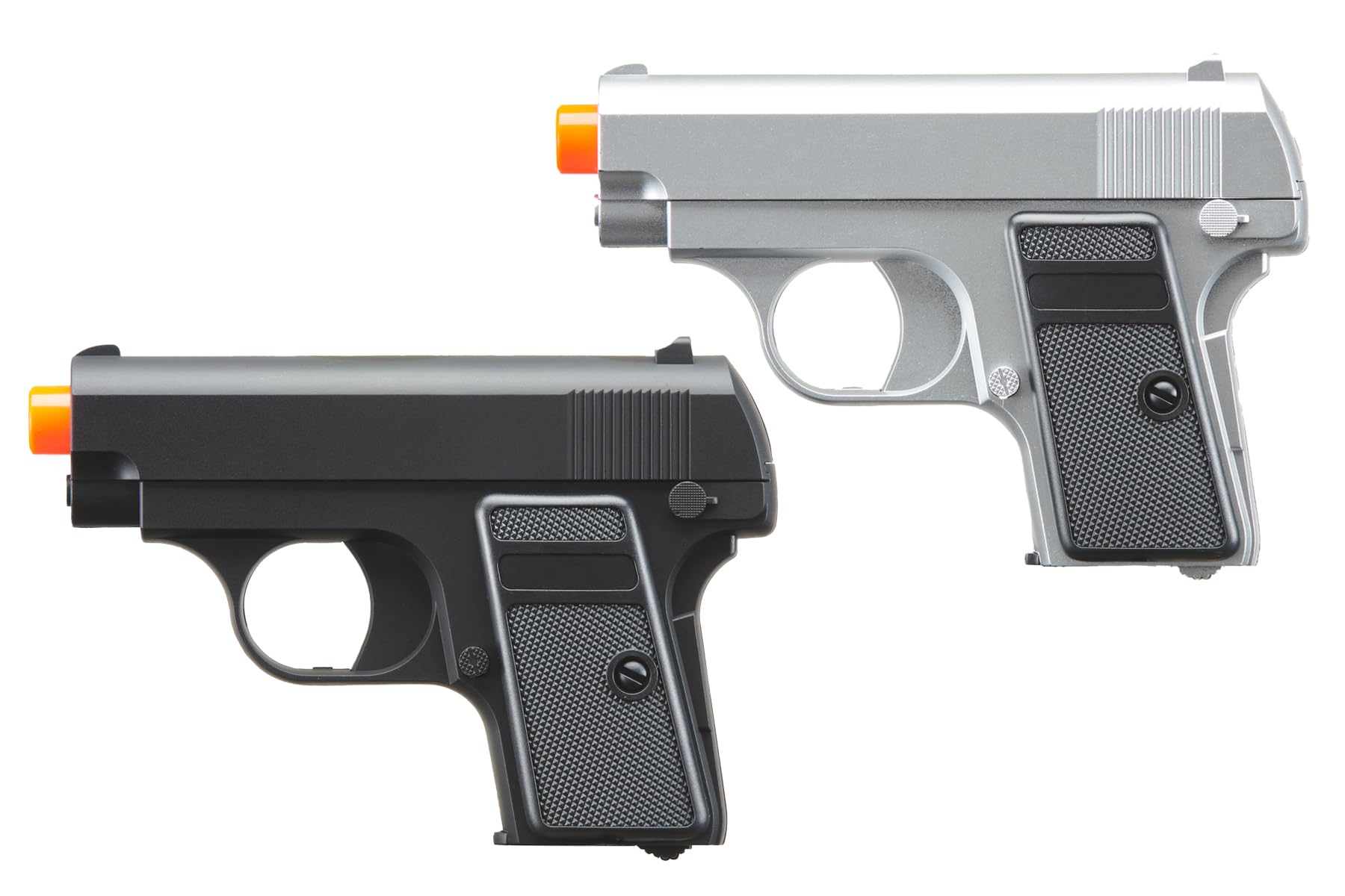 Combact Pocket Twin Spring Airsoft Dual Pistol Combo Pack Set Hand Gun w/Case 6mm BB 0.12g