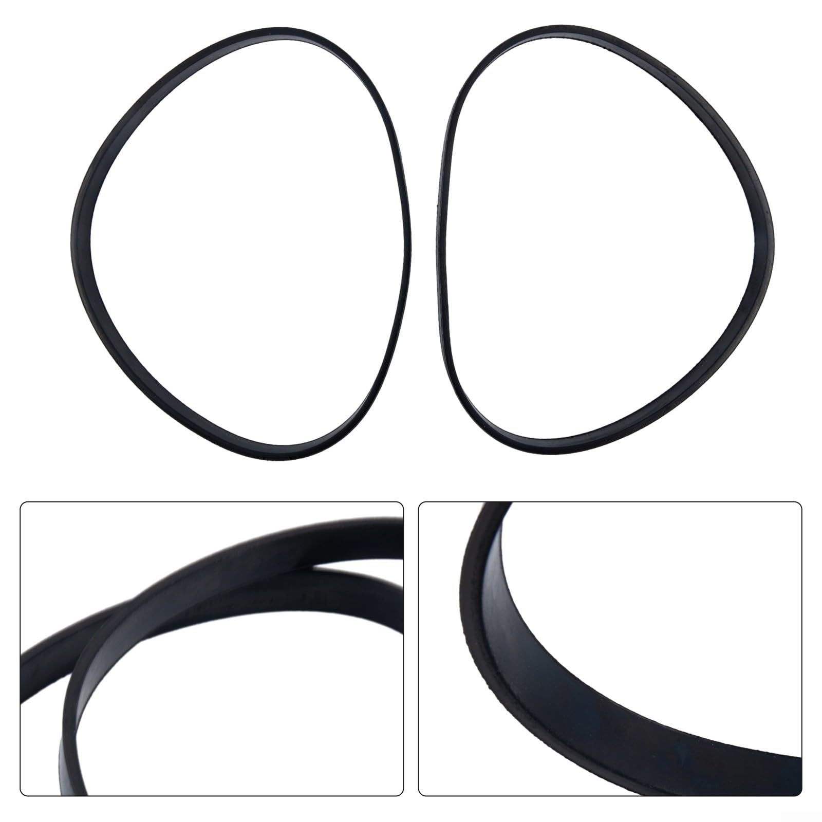 Nastro in gomma per a nastro, 2 pezzi, per la lavorazione del legno, per a nastro, rotella di scorrimento, anello in gomma per la lavorazione del legno, per 20-35 cm (per 20 cm)