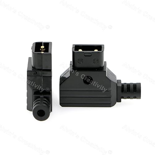 Miniatura 3 de Alvins D-Tap - Conector macho para fotografía, cable de alimentación de montaje en V, batería dorada (10 unidades, macho)