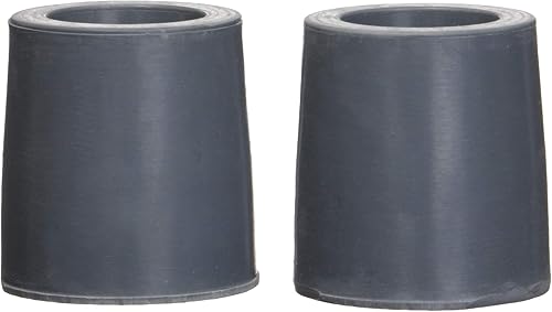 Drive Medical Puntas de repuesto para bastones, andadores y comodidades, gris