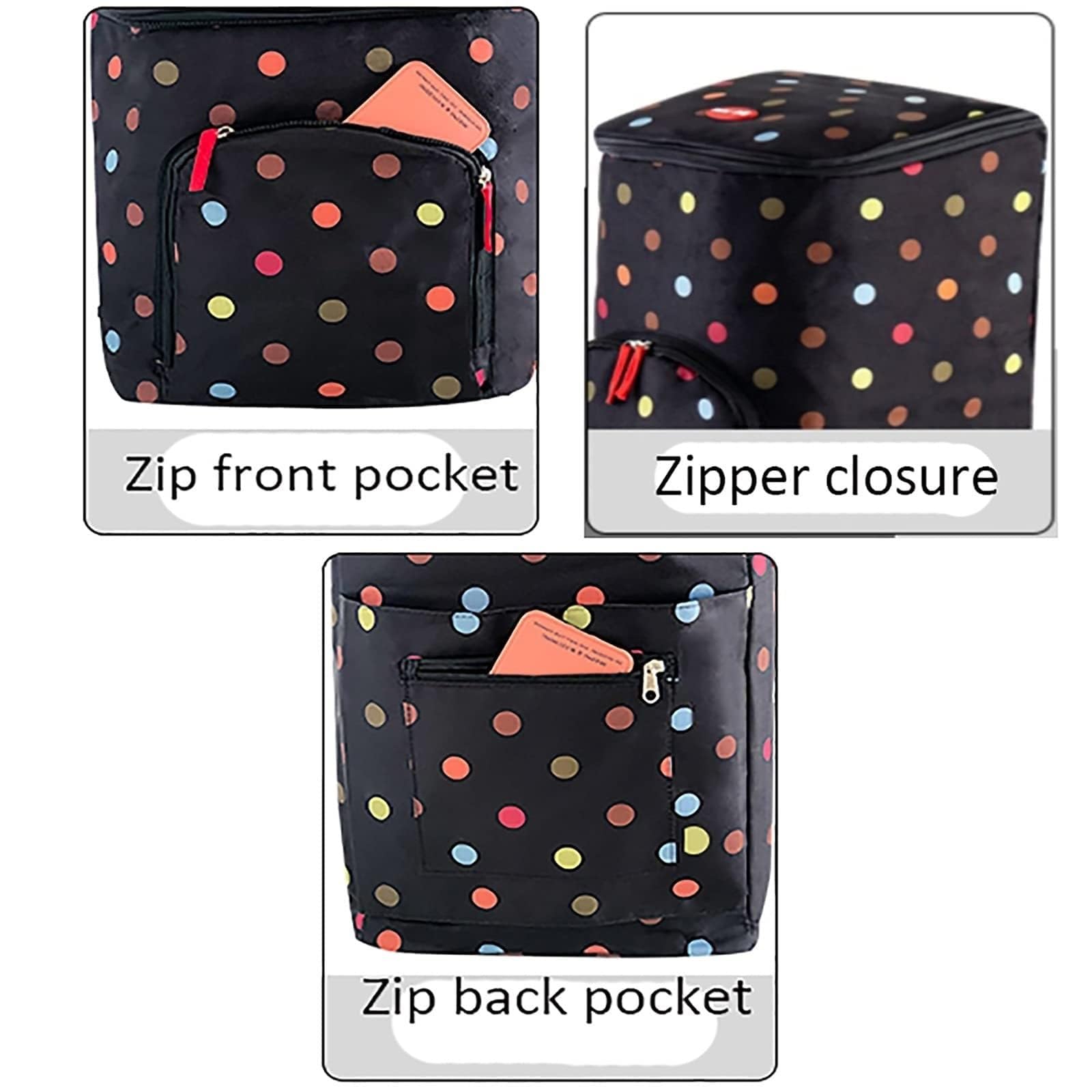 Trolley-Ersatztasche, 1/2 Stück, 30 l, doppellagige Einkaufstasche aus Stoff, abnehmbar, waschbar, zusammenklappbar, tragbare Aufbewahrungstasche, Einkaufswagentasche (1 Stück)