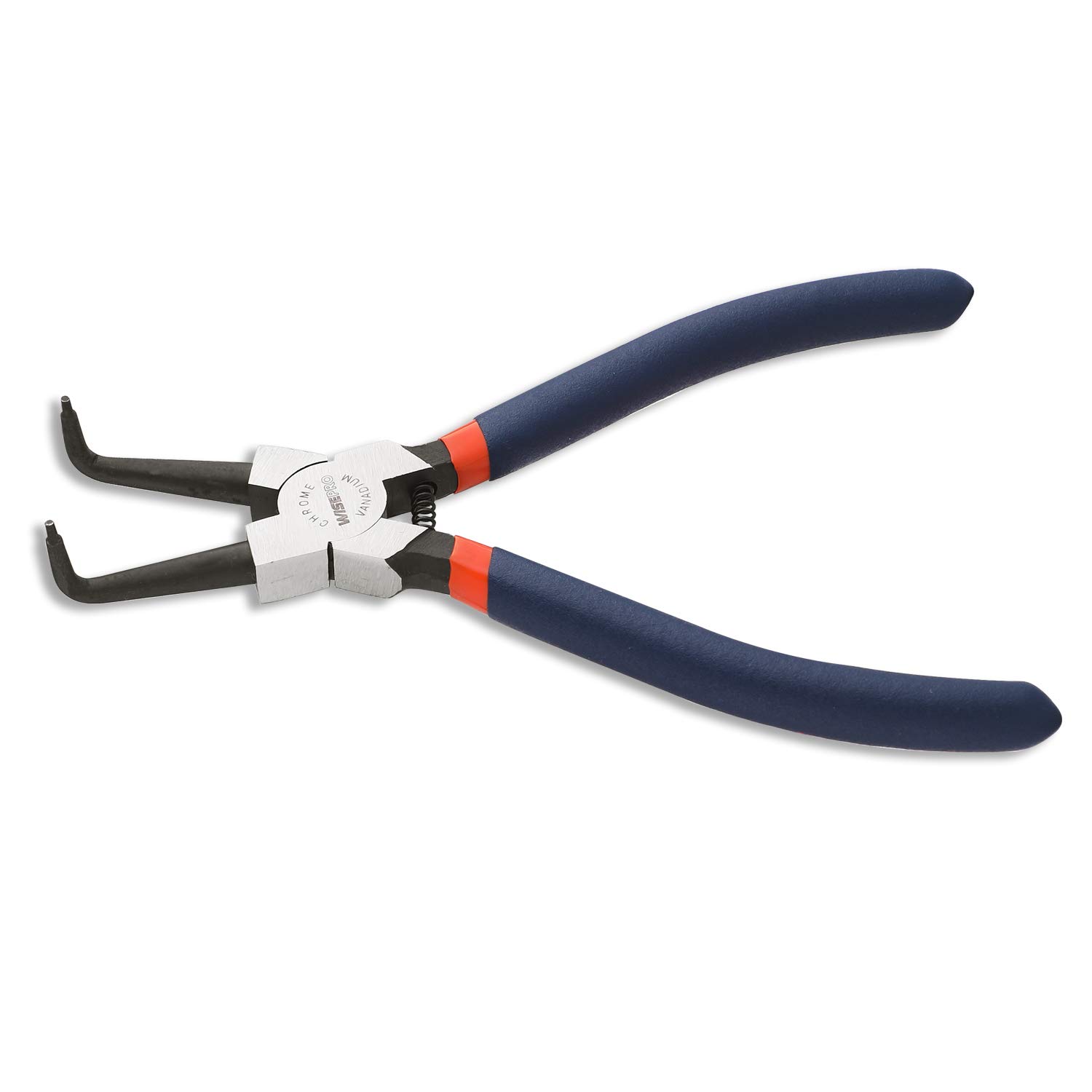 WISEPRO Heavy Duty Snap Ring Pliers Set - 7" & 9" Internal/External Circlip Pliers With Straight & Bent Tips