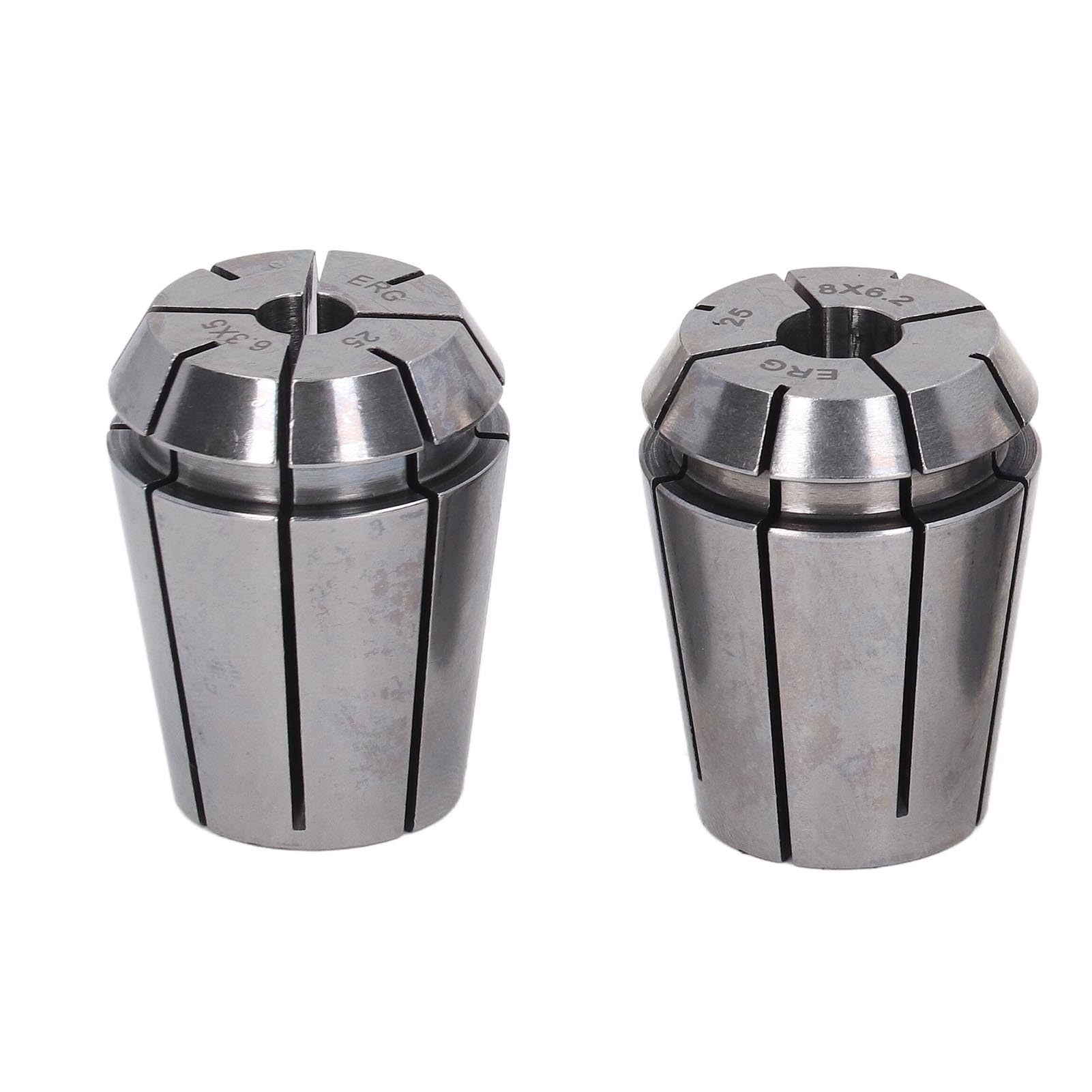 Aramox Juego de Pinzas de Resorte de Acero con Alto Contenido de Carbono de 5 Piezas con Agarre de 4 Mordazas 6.3x5 8x6.2 16x12 15x12 14x11.2 para Usuarios de Fresadoras de Torno CNC
