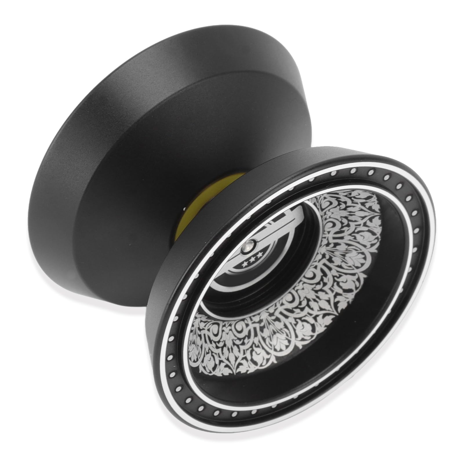 Keenso Yoyo, Responsive Beginner Black Fashionable Player Yoyo Toy Gift with Replacement Bearing Strings