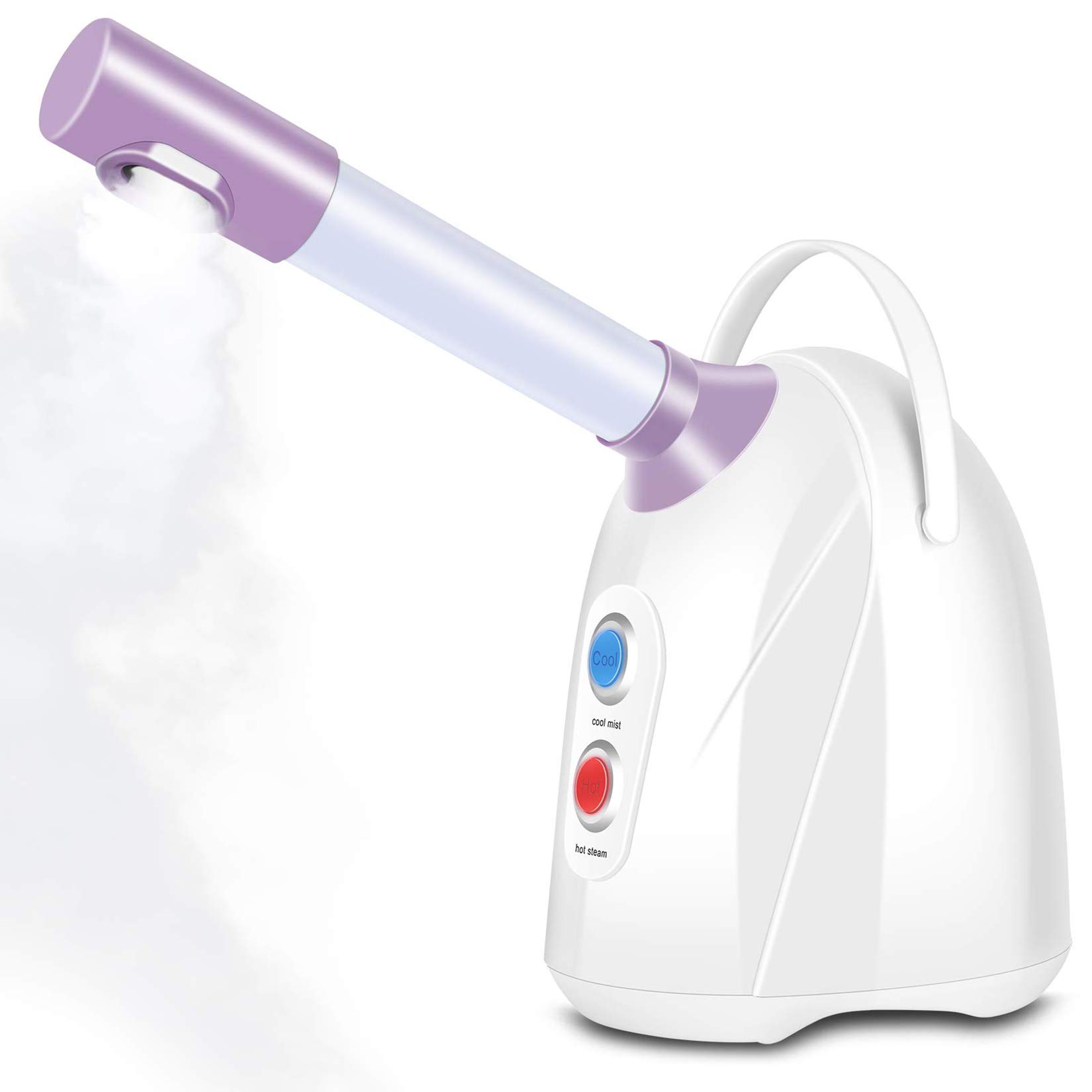 Vaporizzatore facciale - Vaporizzatore facciale nano ionico, umidificatore portatile per nebulizzazione per spa e salone di casa, vaporizzatore personale per seni idratanti per la cura della pelle d
