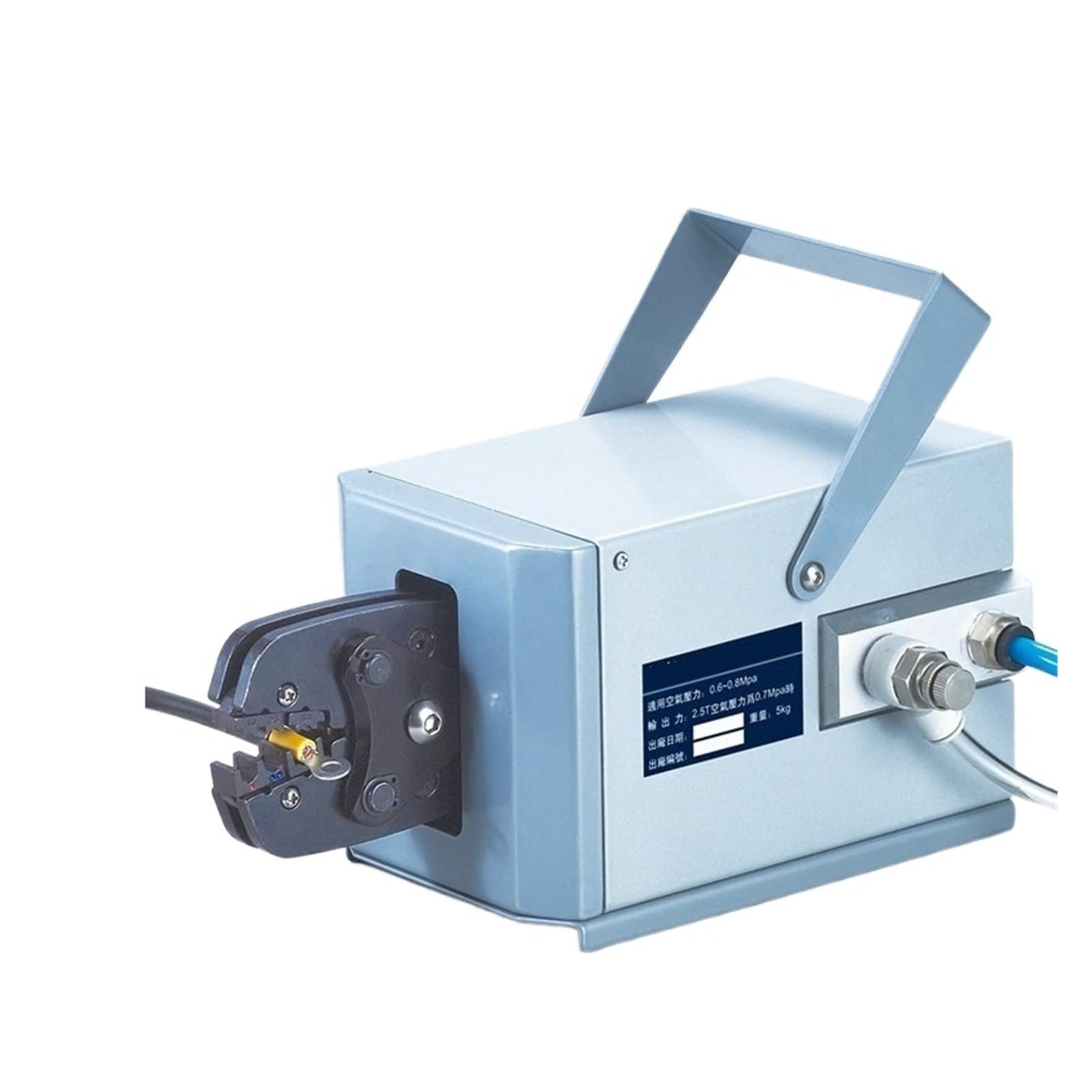 Jhxhfjxz One Color Fek-20M 2T Pneumatic Crimping Machine Tool 0.5-0.8Mpa Cold Crimping Terminal Pliers For Many Kinds Of Terminals Versitile